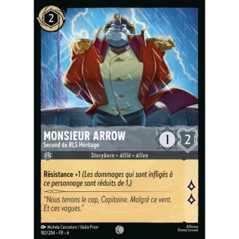Item Monsieur Arrow, Second du RLS Héritage - 182/204 - AZS - La Mer Azurite - Brillante - Premium - Français