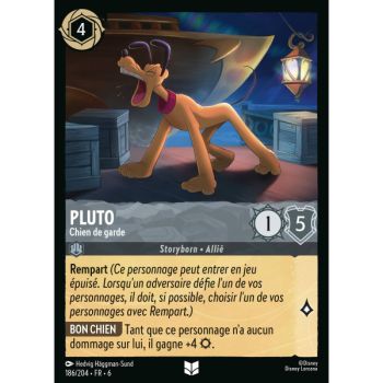 Item Pluto, Chien de garde - 186/204 - AZS - La Mer Azurite - Brillante - Premium - Français