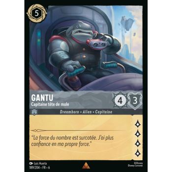 Item Gantu, Capitaine tête de mule - 189/204 - AZS - La Mer Azurite - Brillante - Premium - Français