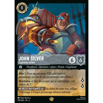 Item John Silver, Capitaine sévère - 194/204 - AZS - La Mer Azurite - Légendaire - Français