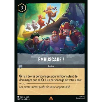 photo Embuscade ! - 198/204 - AZS - La Mer Azurite - Brillante - Premium - Français