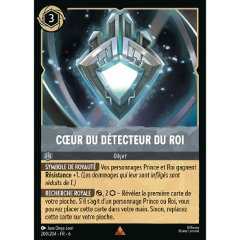 Item Coeur du détecteur du roi - 200/204 - AZS - La Mer Azurite - Brillante - Premium - Français