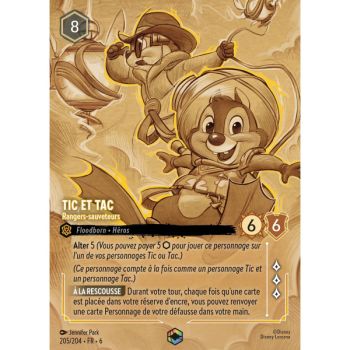 Item Tic & Tac, Rangers-sauveteurs - 205/204 - AZS - La Mer Azurite - Enchanté - Français