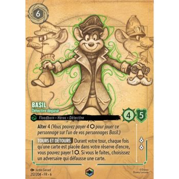 Item Basil, Détective déguisé - 212/204 - AZS - La Mer Azurite - Enchanté - Français