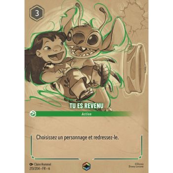 Item Tu es revenu - 213/204 - AZS - La Mer Azurite - Enchanté - Français