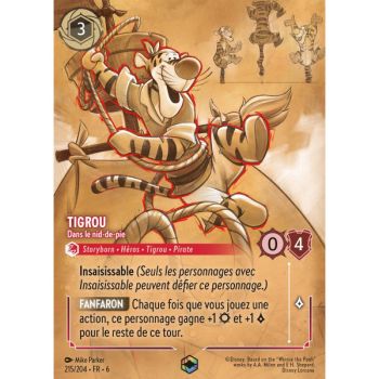 Item Tigrou, Dans le nid-de-pie - 215/204 - AZS - La Mer Azurite - Enchanté - Français