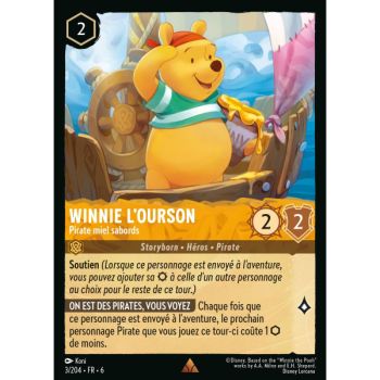 Item Winnie l'Ourson, Pirate miel sabords - 3/204 - AZS - La Mer Azurite - Brillante - Premium - Français