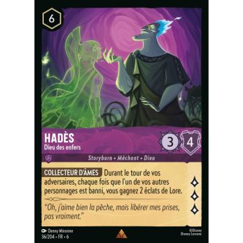 Item Hadès, Dieu des enfers - 36/204 - AZS - La Mer Azurite - Brillante - Premium - Français