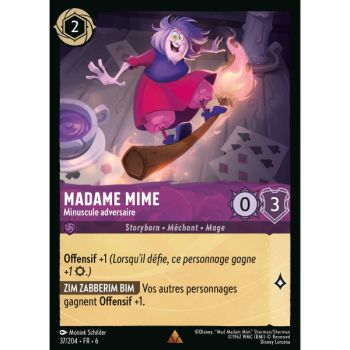 Item Madame Mime, Minuscule adversaire - 37/204 - AZS - La Mer Azurite - Brillante - Premium - Français