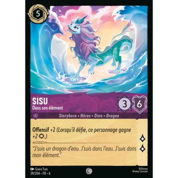 Item Sisu, Dans son élément - 39/204 - AZS - La Mer Azurite - Brillante - Premium - Français