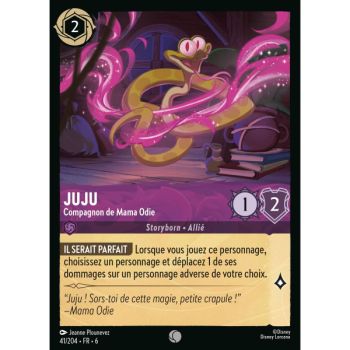 Item Juju, Compagnon de Mama Odie - 41/204 - AZS - La Mer Azurite - Brillante - Premium - Français