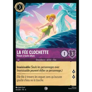 Item La Fée Clochette, Volant à toute allure - 43/204 - AZS - La Mer Azurite - Brillante - Premium - Français