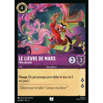 Item Le Lièvre de Mars, Hôte absurde - 50/204 - AZS - La Mer Azurite - Brillante - Premium - Français