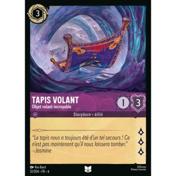 Item Tapis volant, Objet volant incroyable - 51/204 - AZS - La Mer Azurite - Brillante - Premium - Français
