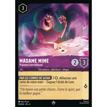 Item Madame Mime, Vraiment merveilleuse - 55/204 - AZS - La Mer Azurite - Brillante - Premium - Français