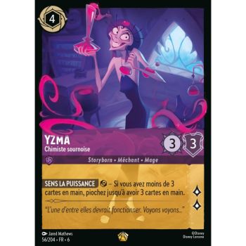 Item Yzma, Chimiste sournoise - 56/204 - AZS - La Mer Azurite - Brillante - Premium - Français