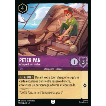 Item Peter Pan, Attrapant son ombre - 58/204 - AZS - La Mer Azurite - Brillante - Premium - Français
