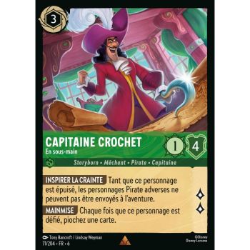 Item Capitaine Crochet, En sous-main - 71/204 - AZS - La Mer Azurite - Brillante - Premium - Français