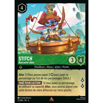Item Stitch, Boucanier alien - 72/204 - AZS - La Mer Azurite - Brillante - Premium - Français