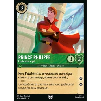 Item Prince Philippe, Explorateur royal - 83/204 - AZS - La Mer Azurite - Brillante - Premium - Français