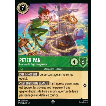 Item Peter Pan, Farceur du Pays Imaginaire - 85/204 - AZS - La Mer Azurite - Brillante - Premium - Français