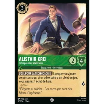 Item Alistair Krei, Entrepreneur ambitieux - 87/204 - AZS - La Mer Azurite - Brillante - Premium - Français