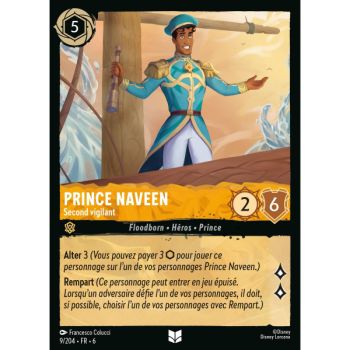 Item Prince Naveen, Second vigilant - 9/204 - AZS - La Mer Azurite - Brillante - Premium - Français