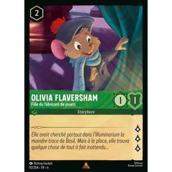 Item Olivia Flaversham, Fille du fabricant de jouets - 92/204 - AZS - La Mer Azurite - Brillante - Premium - Français