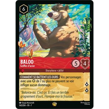 Item Baloo, Griffes d'acier brillante - 142/204 - ARI - L'Ile d'Archazia - brillante - Français