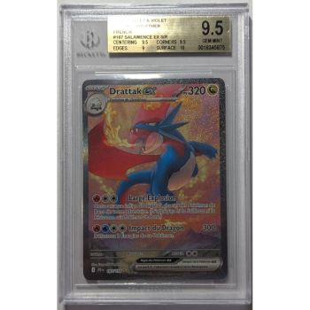 Item [BGS 9.5 - Gem Mint] - Carte Gradée - Drattak EX SAR 187/159 - S&V Aventure Ensemble - 2025 - Pokémon - Japonais