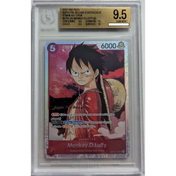 [BGS 9.5 - Gem Mint] - Carte Gradée - Monkey.D.Luffy ST01-012 - Super Pre-Release Starter Deck - 2022 - One Piece - Anglais