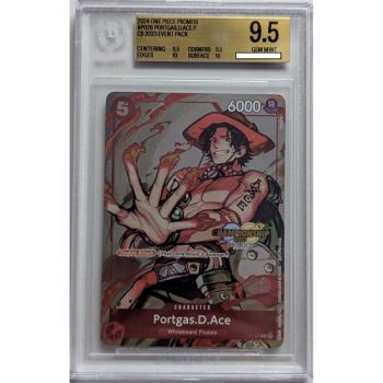[BGS 9.5 - Gem Mint] - Carte Gradée - Portgas.D.Ace P-028 - CS 2023 Event Pack - 2024 - One Piece - Anglais