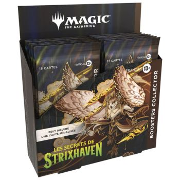 Boite de 12 Boosters- Collector : Les Secrets de Strixhaven - Magic The Gathering - FR