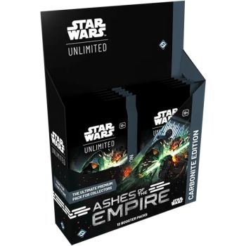Boite de 12 Carbonite Boosters - Star Wars Unlimited : Cendres de l'Empire - Set 8 - EN