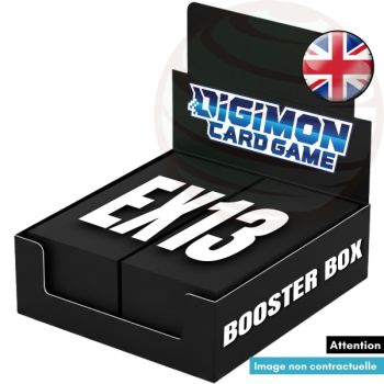 Boite de 24 Boosters - EX13 : Chivalrous XIII EX-13 - Digimon Card Game - EN