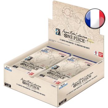 photo Boite de 24 Boosters - Extra Booster : Anime 25th Collection - One Piece CG - EB-02 - EB02 - FR