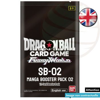 Boite de 24 Boosters - Manga Booster Pack 02 - SB02 - Dragon Ball Super CG Fusion World - EN