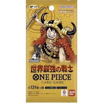 Boite de 24 Boosters - OP17 : The World's Strongest Warriors - One Piece CG - Japonais