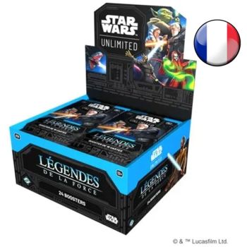 Boite de 24 Boosters - Star Wars Unlimited : Légendes de la Force - FR