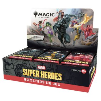 Boite de 30 Boosters de Jeu - Marvel Super Heroes - Magic The Gathering - FR