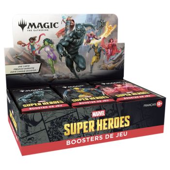Boite de 30 Boosters de Jeu - Marvel Super Heroes - Magic The Gathering - FR