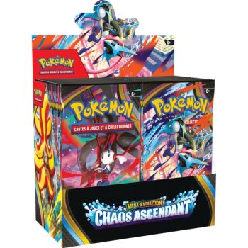 Boite de 36 Boosters - Mega-Evolution : Chaos Ascendant [ME04][CRI] - Pokémon - FR