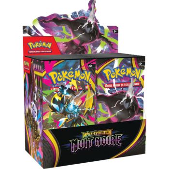 Boite de 36 Boosters - Mega-Evolution : Nuit Noire [ME05][PBL] - Pokémon - FR