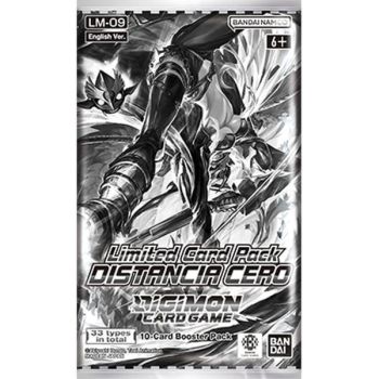 Boite de 6 Boosters - Distancia Cero [LM09] - Digimon Card Game -  EN