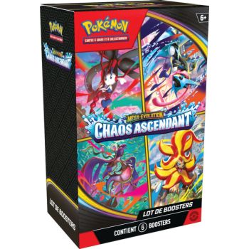 Bundle 6 Boosters - Mega-Evolution : Chaos Ascendant [ME04][CRI] - Pokémon - FR