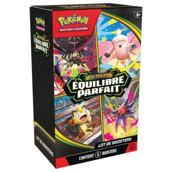 Bundle 6 Boosters - Mega-Evolution : Équilibre Parfait [ME03][POR] - Pokémon - FR