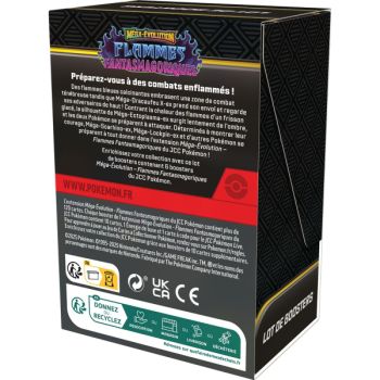 Bundle 6 Boosters - Mega-Evolution : Flammes Fantasmagoriques [ME02][PFL] - Pokémon - FR