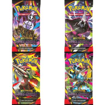 Bundle 6 Boosters - Mega-Evolution : Nuit Noire [ME05][PBL] - Pokémon - FR