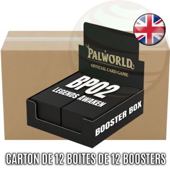 Carton de 12 Boites de 12 Boosters - Legends Awaken [BP02] - Palworld TCG - EN