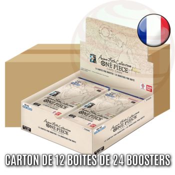 Item Carton de 12 Boites de 24 Boosters - Extra Booster : Anime 25th Collection - One Piece CG - EB-02 - EB02 - FR